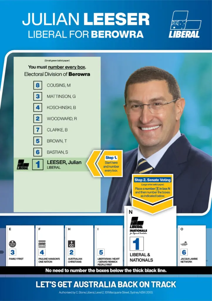 How you can vote for Julian - image instruction